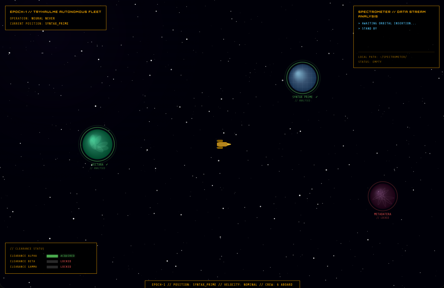 EPOCH-1 Navigation Console
