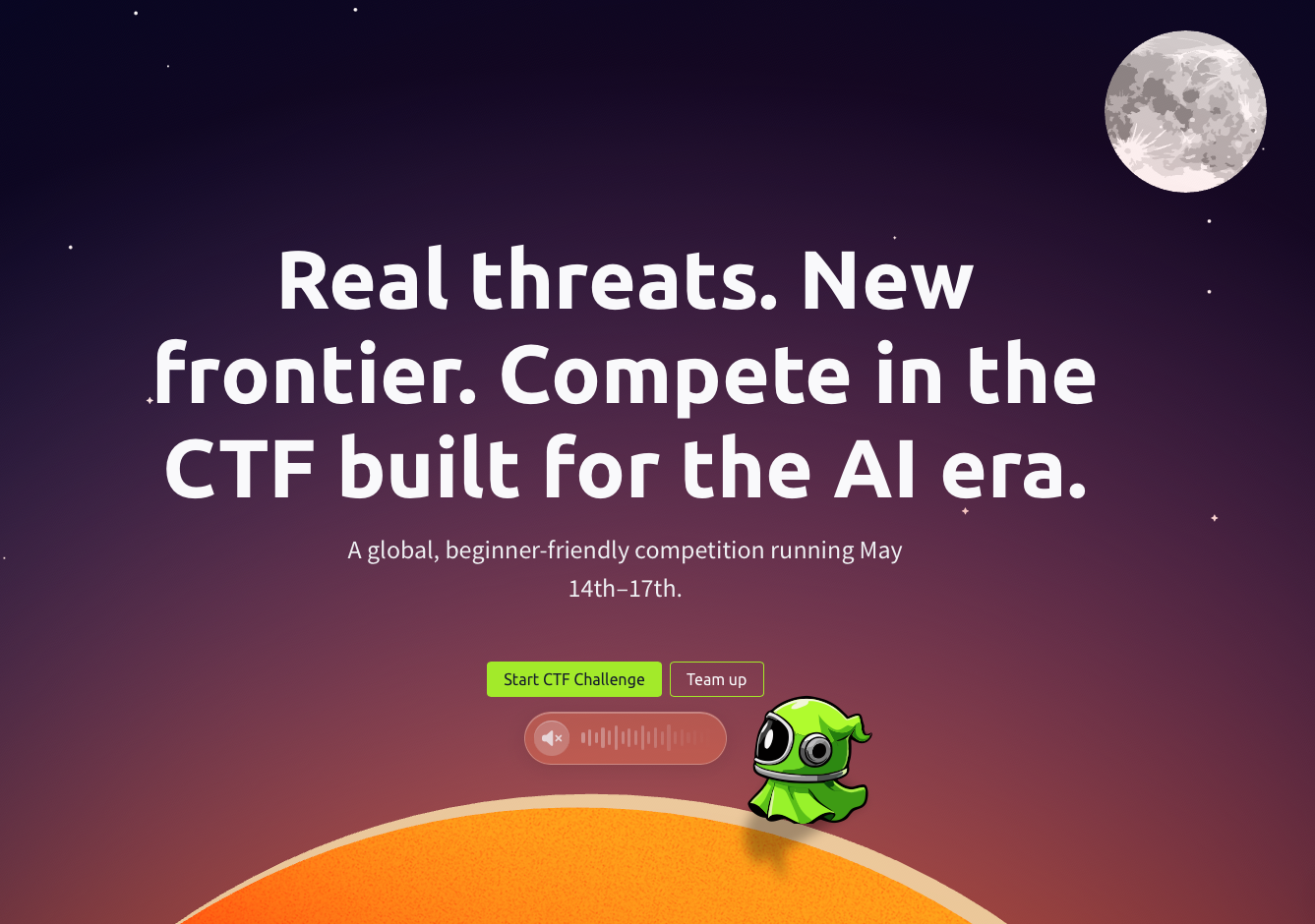 TryHackMe AI Odyssey &mdash; event title screen